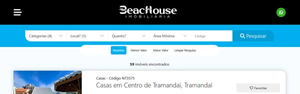 Clientes compatíveis com o imóvel exibidos no CRM Imobisis