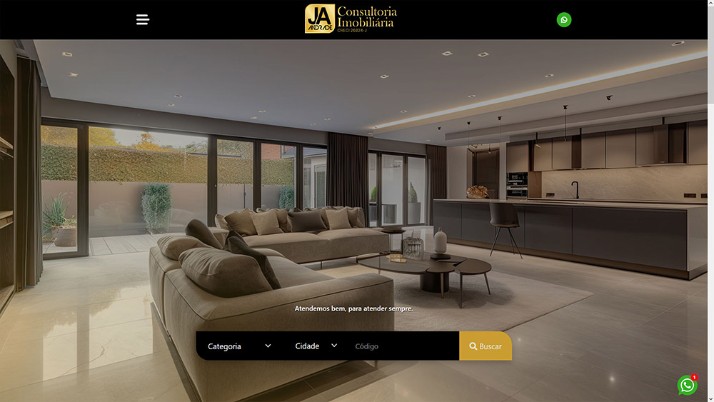 Exemplo de site imobiliário Imobisis 13