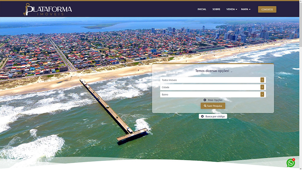 Exemplo de site imobiliário Imobisis 15